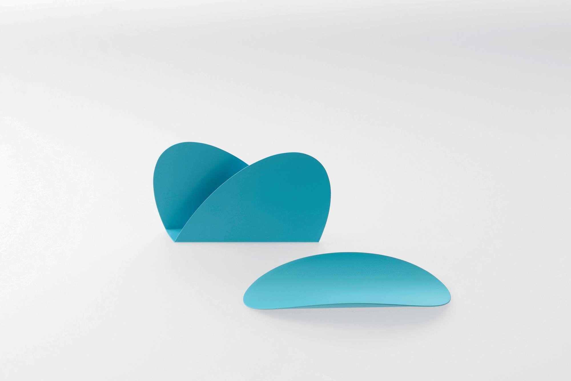 Ellipse Schreibtischset bunt Alessi-gelb