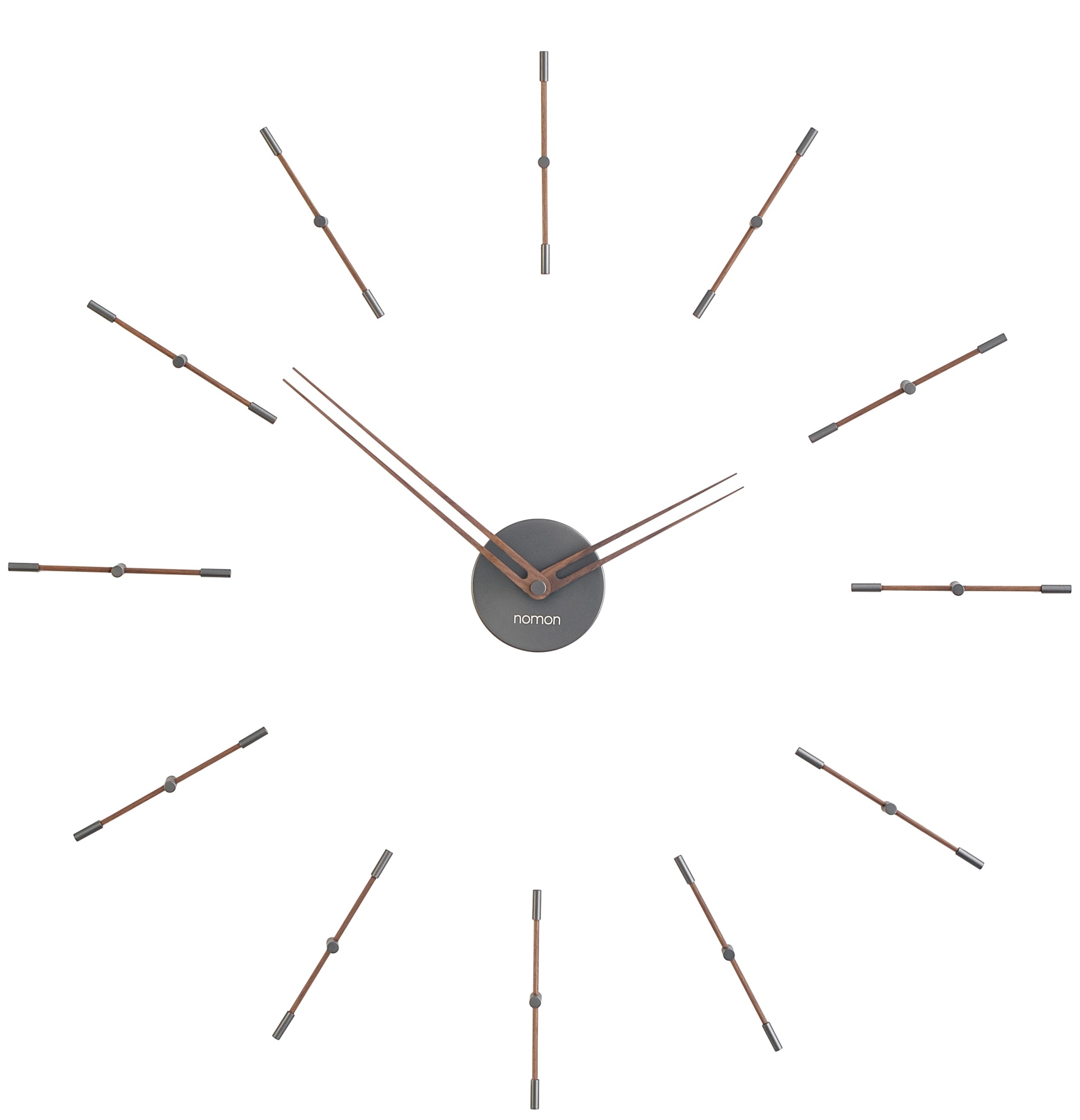 Mini Merlin Wanduhr nomon Graphite
