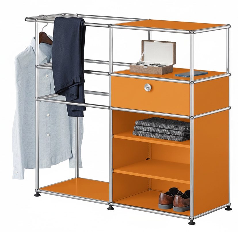 Garderobe USM Haller Reinorange