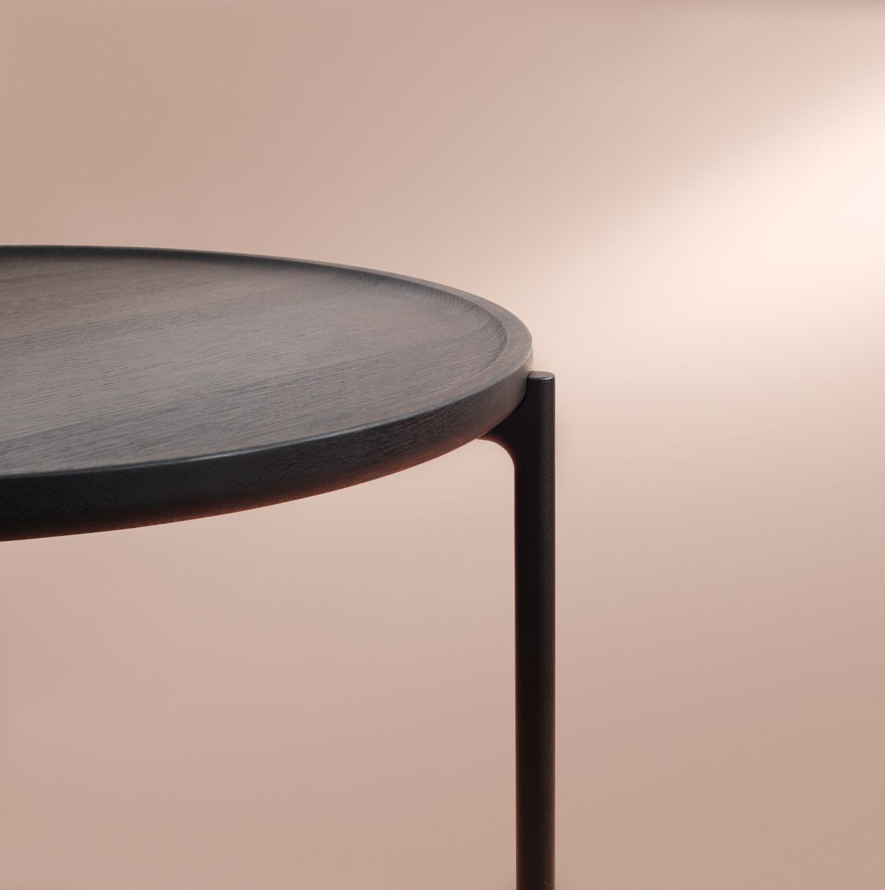 Savoye Tisch Eiche rund - geräuchert ø 60 x H 42 cm Eva Solo