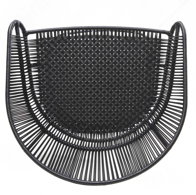 Circo Lounge Chair Loungesessel Outdoor ames Schwarz matt / Schwarz