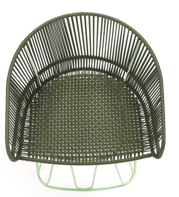 Circo Lounge Chair Loungesessel Outdoor ames Olivgrün / Pastellgrün