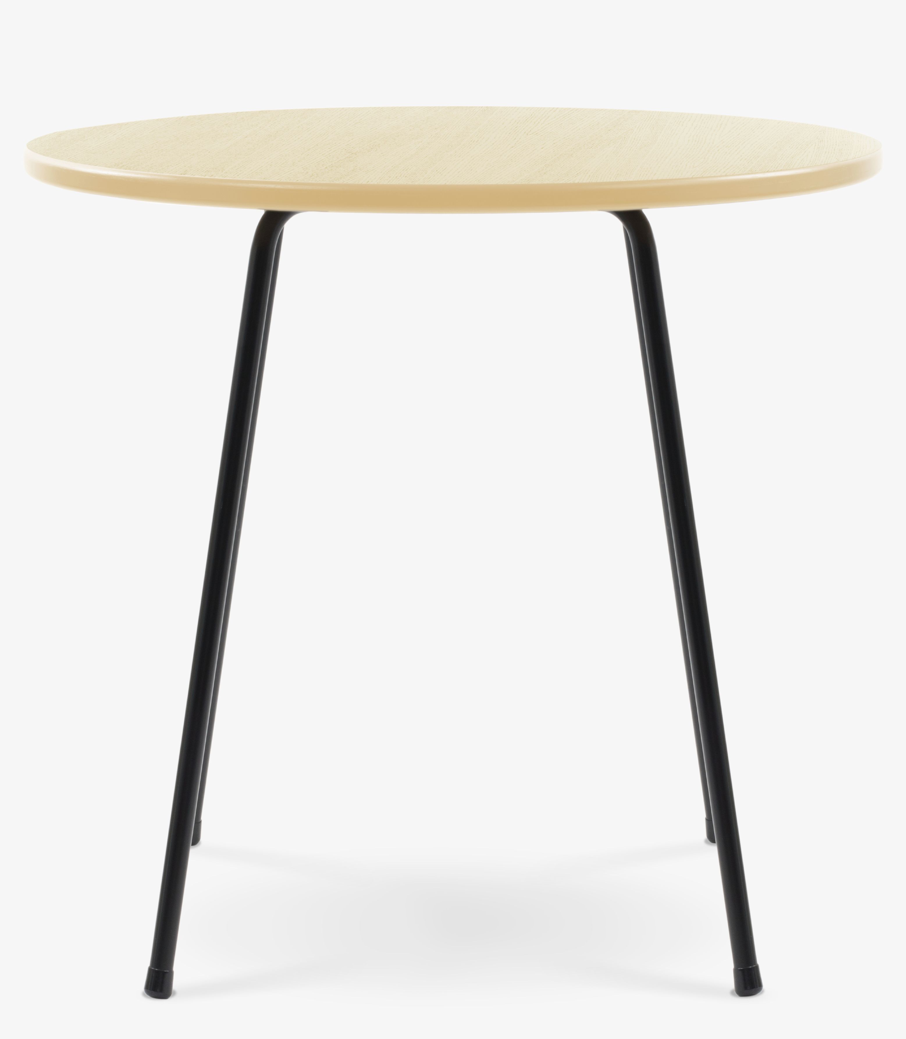 SE 330 Cafétisch Wilde+Spieth matt Schwarz - Esche klar lackiert