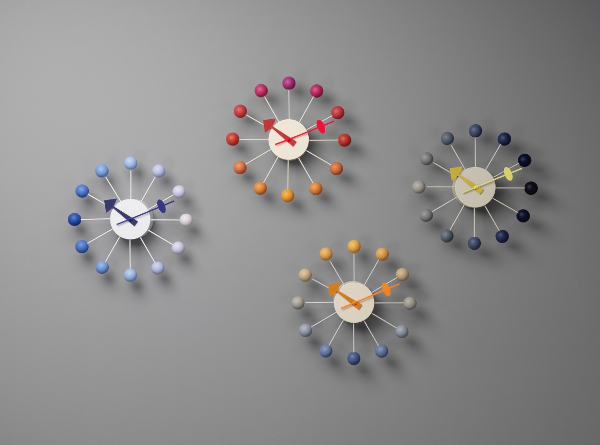 Ball Clock Wanduhr Dusk Vitra LIMITED EDITION   