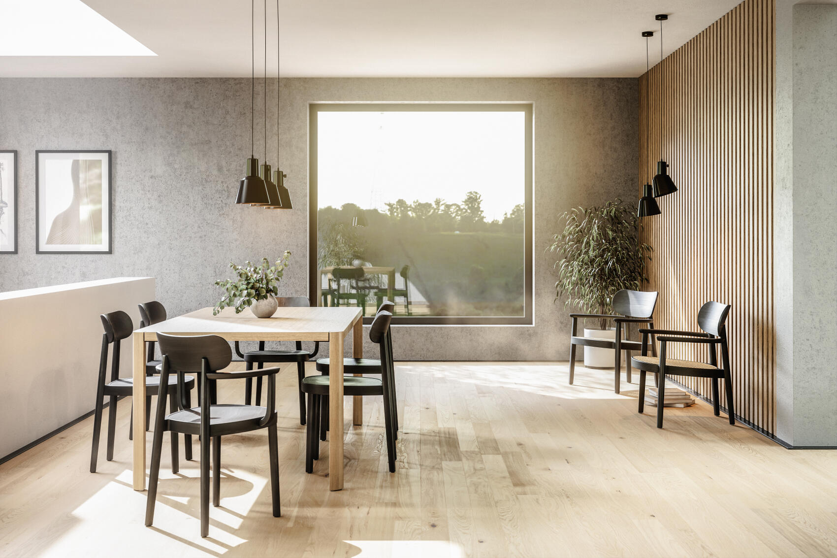 Holzsessel mit Armlehnen 119 MF Thonet