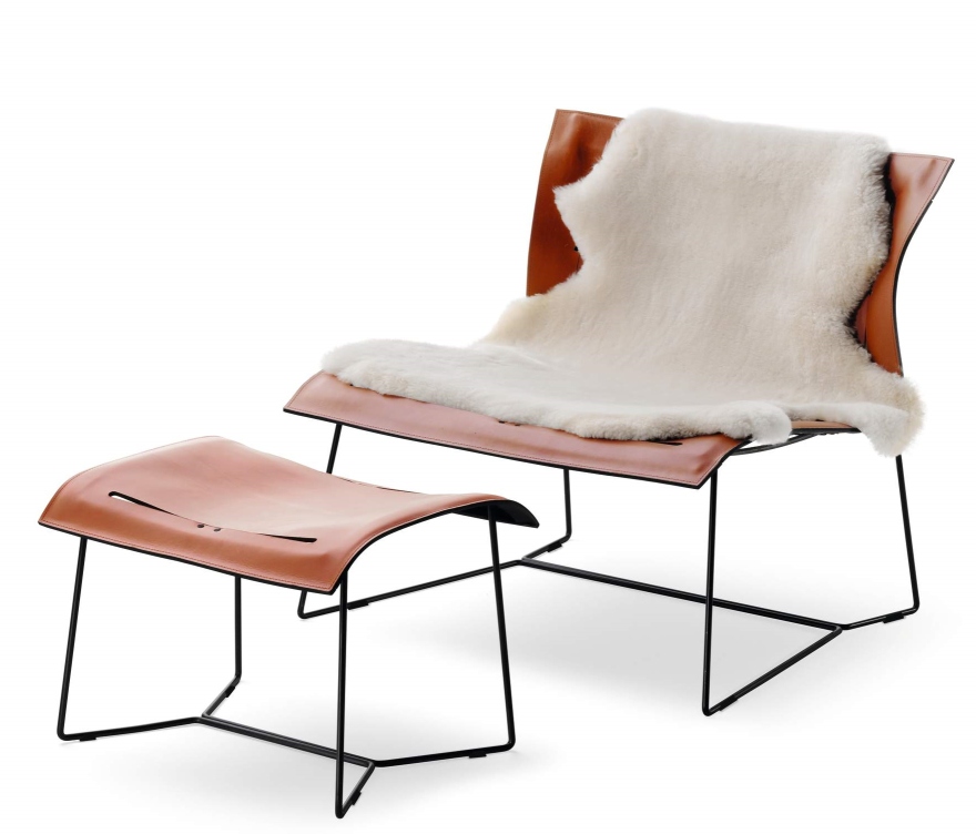 Cuoio Hocker Walter Knoll