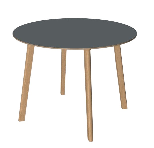 CPH DEUX 220 Table Tisch Ø98 Eiche / Stone grey cm Hay EINZELSTÜCK