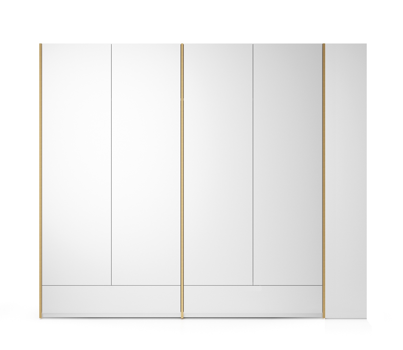 MODULAR PLUS Schrank Kombination Doppelschrank mit 2 Schubkästen und Anbauschrank rechts Müller Möbelwerkstätten