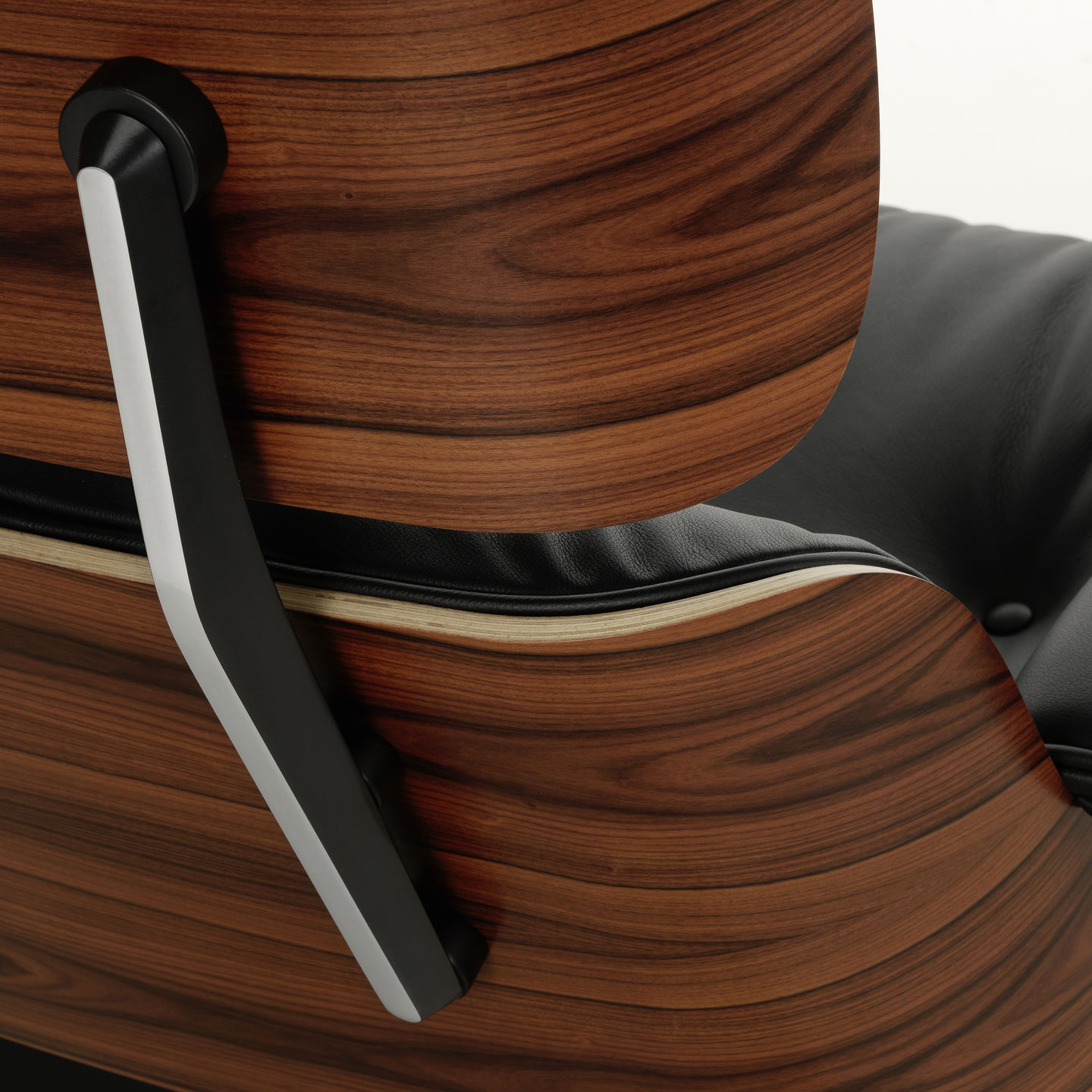 Eames Lounge Chair & Ottoman Sessel VORZUGSKOMBINATION Leder Premium Palisander Vitra 