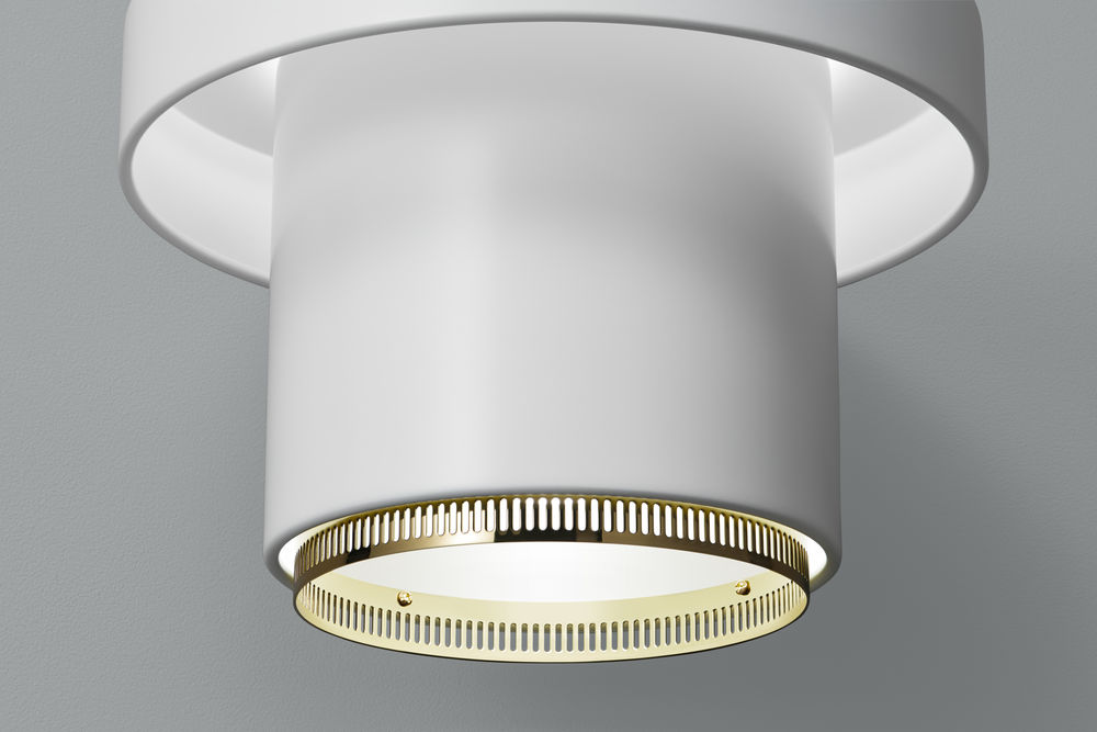 A201 Pendant Light Pendelleuchte Artek Weiss - Messing