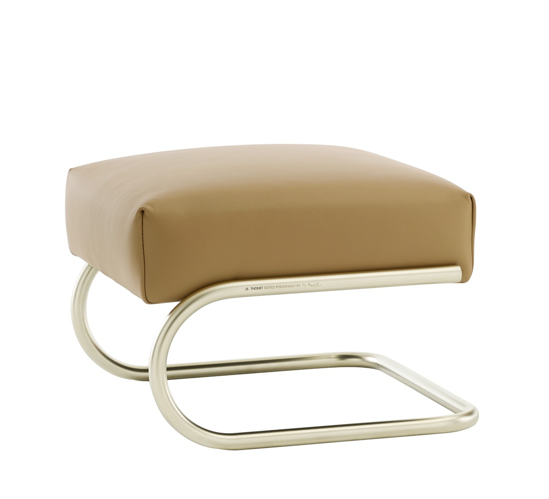 JS. Thonet by Jil Sander S 411 H / S411 H Ottoman Nordic Thonet