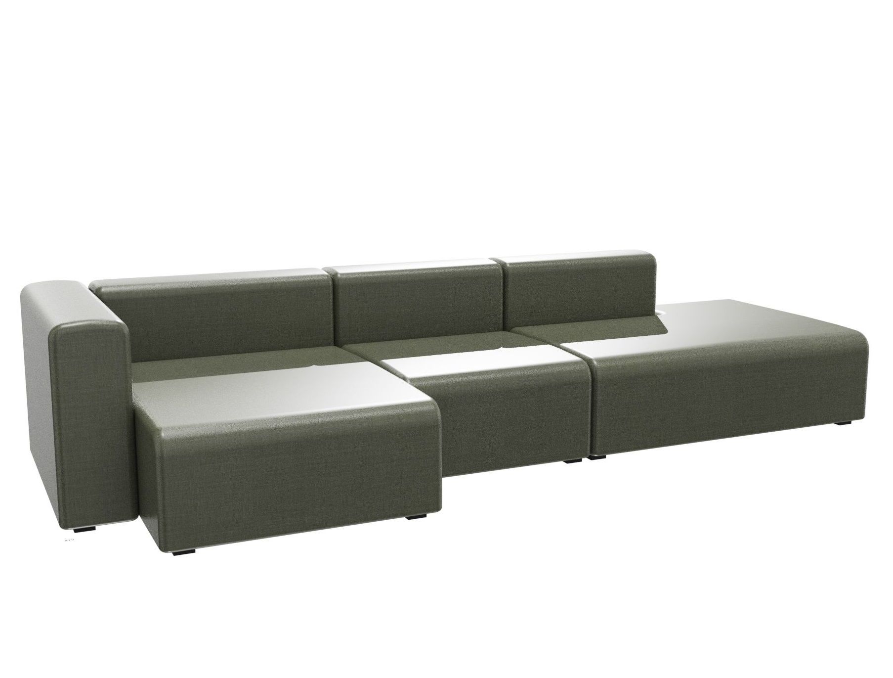 Mags Sofa 3-Sitzer Combination 4 Hay