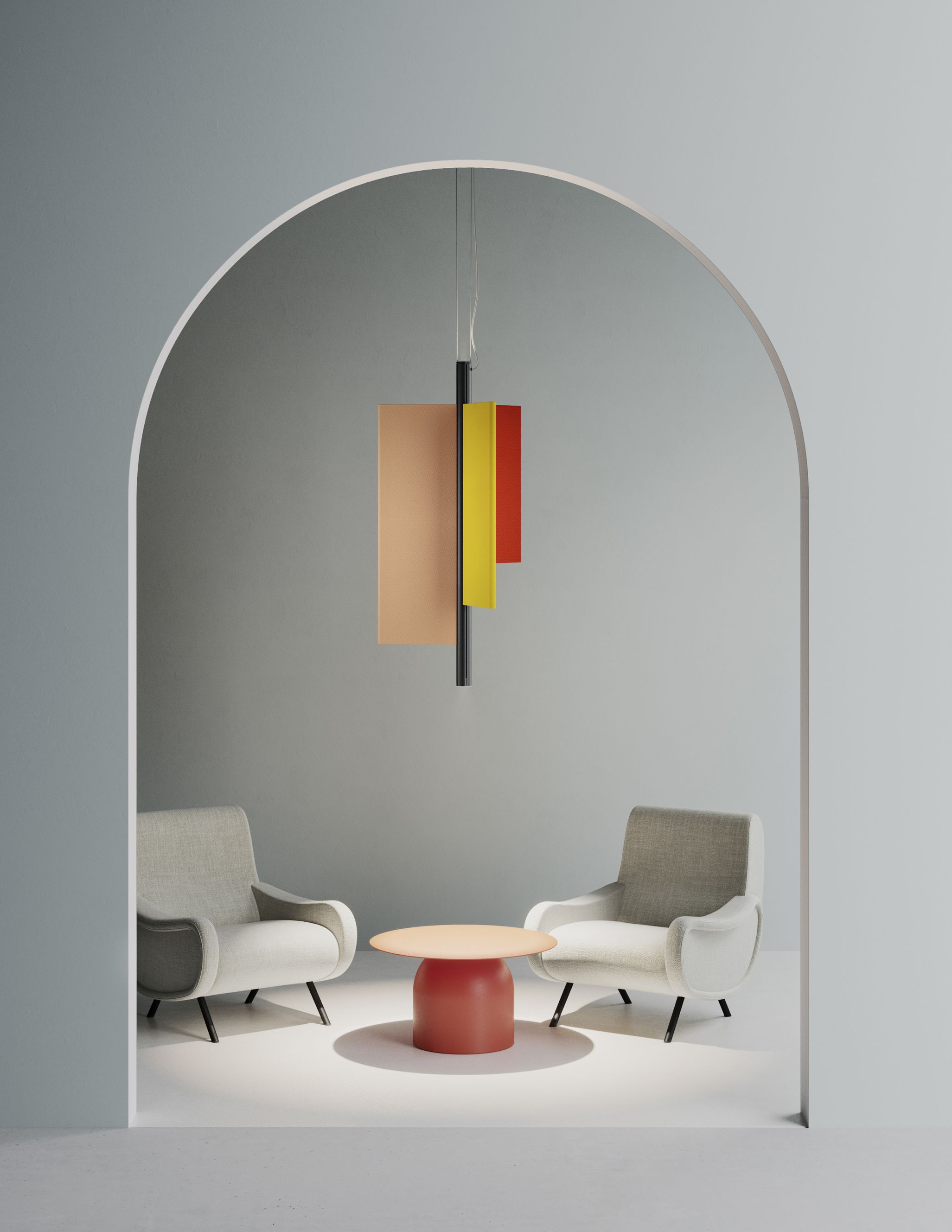 D97 Trypta Pendelleuchte Komplettset Luceplan