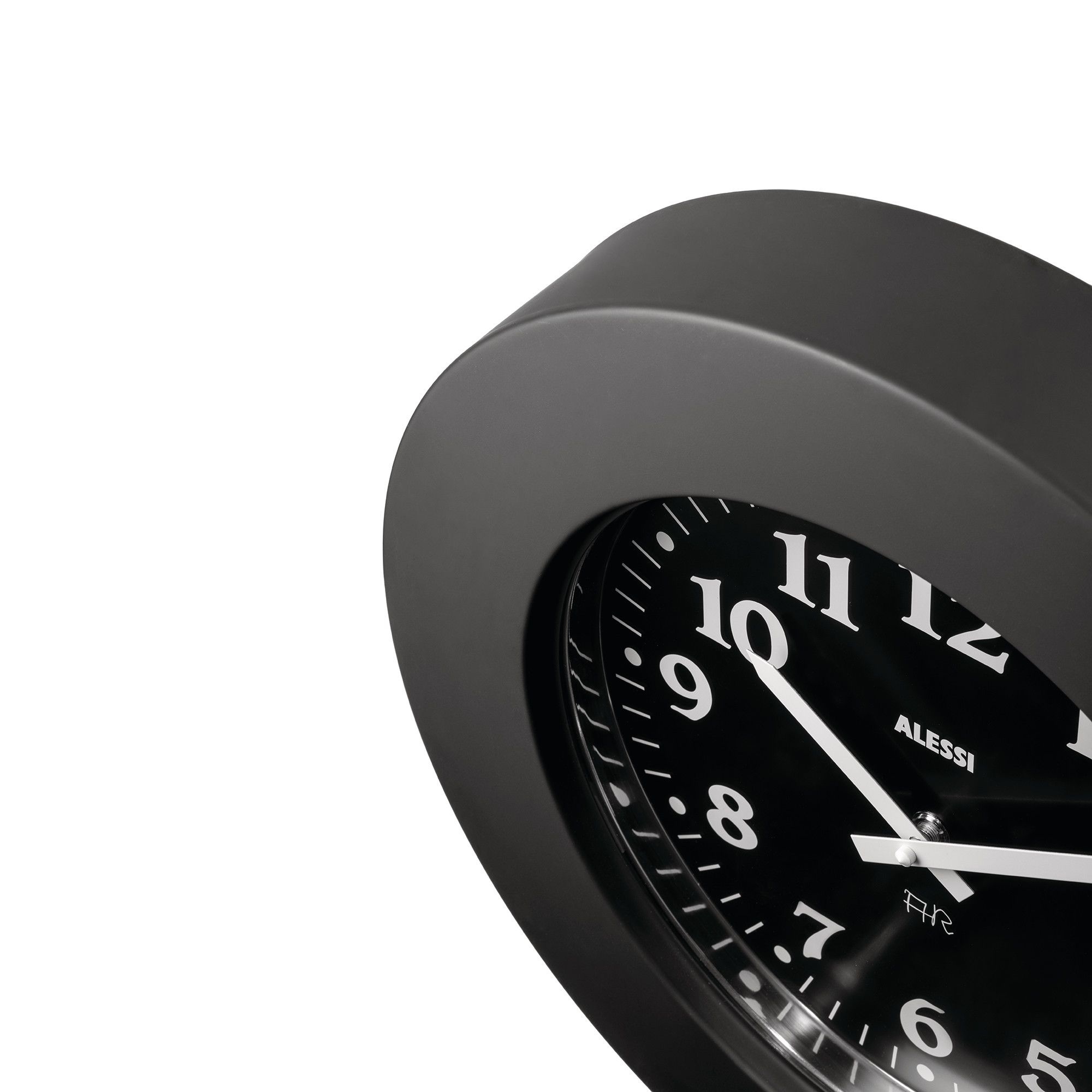 Momento  Wanduhr 11 B Schwarz Alessi 