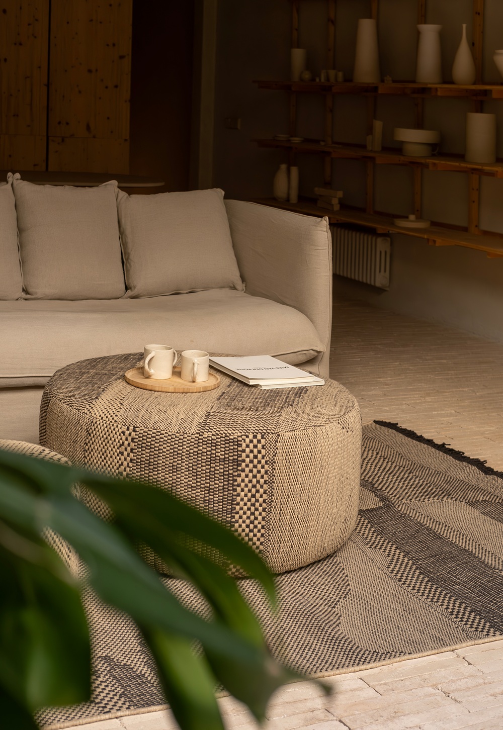 Wabisabi Pouf Hocker Nanimarquina