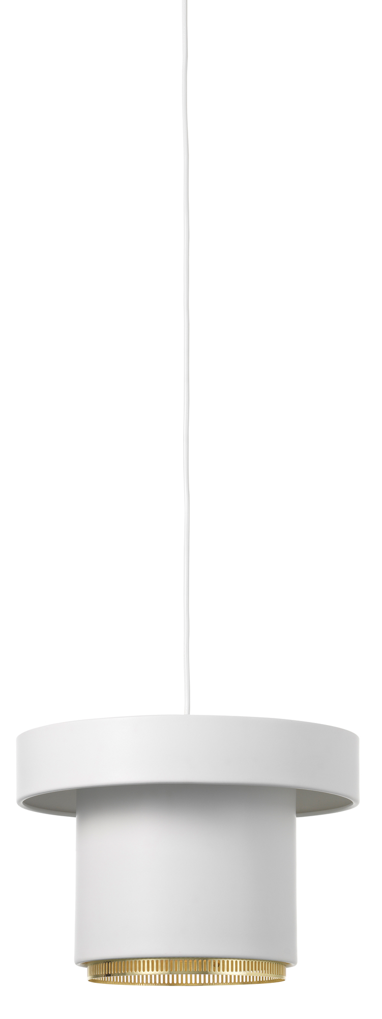A201 Pendant Light Pendelleuchte Artek Weiss - Messing
