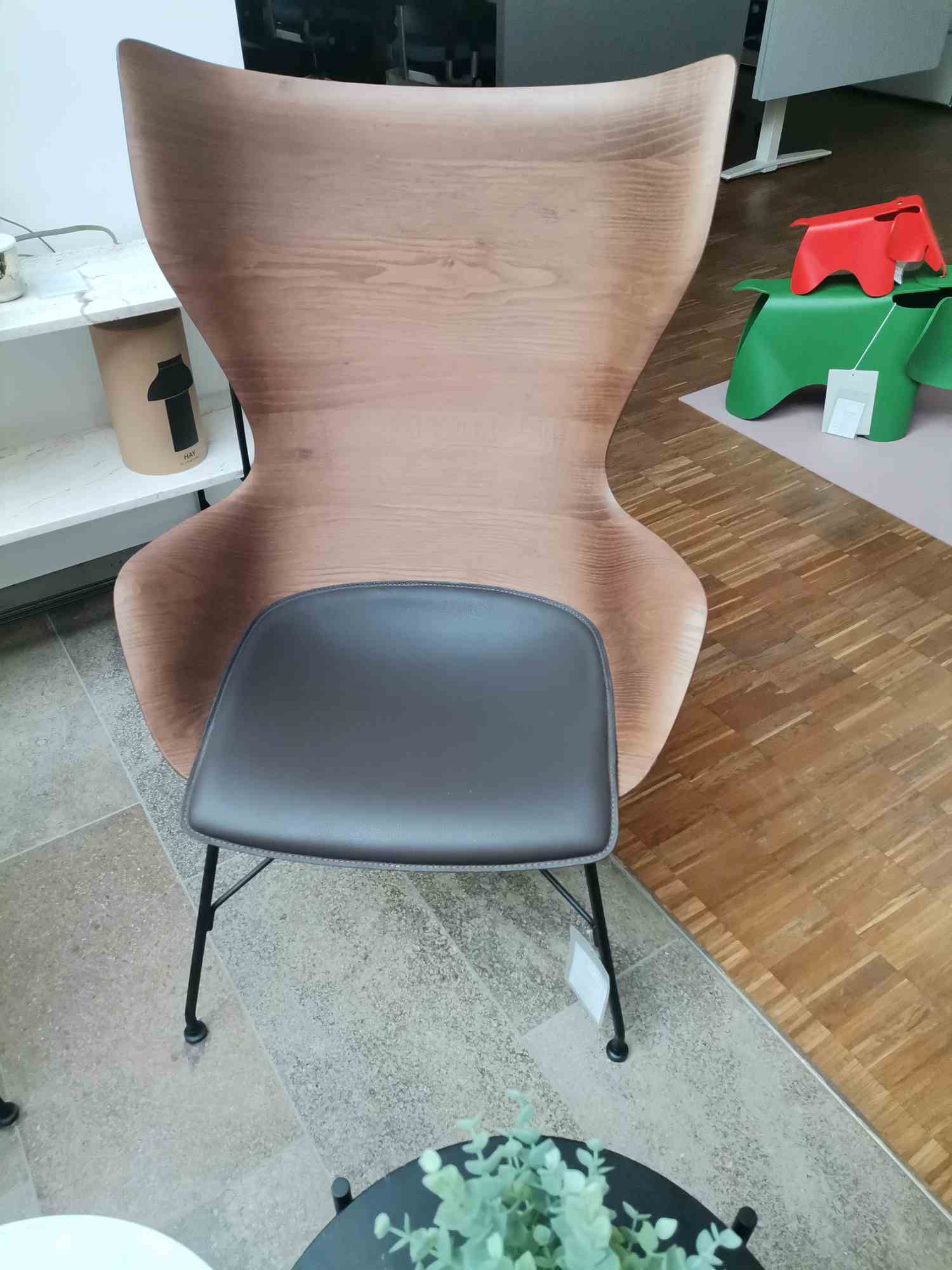 K/WOOD 4915 Sessel Kartell AUSSTELLUNGSSTÜCK 