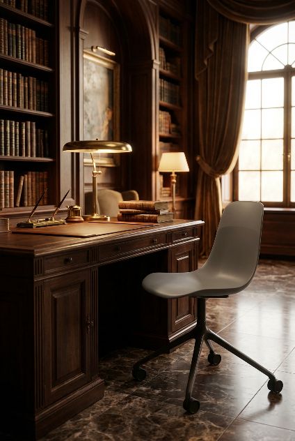 Elephantino Stuhl mit Rollen Kristalia