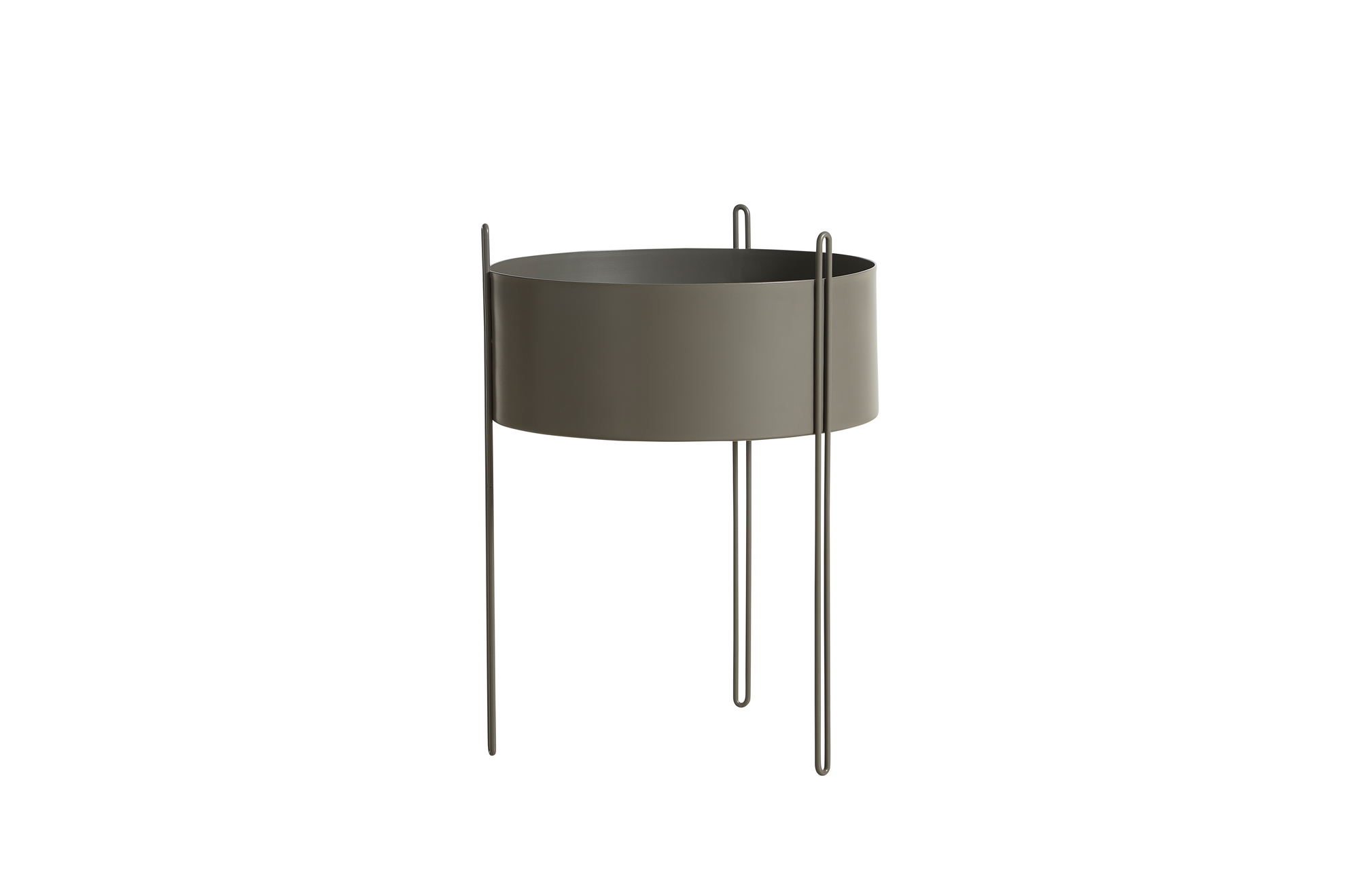 Pidestall Pflanzgefäß Large Taupe Woud
