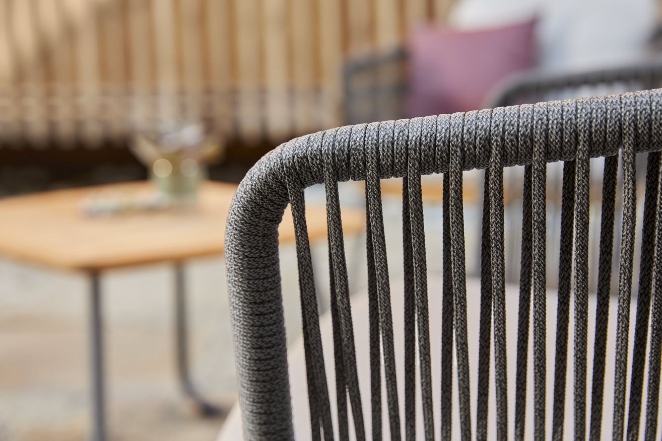 Denia Dining Sessel Outdoor mit Sitz- und Rückenpolster Zori Matcha Weishäupl 