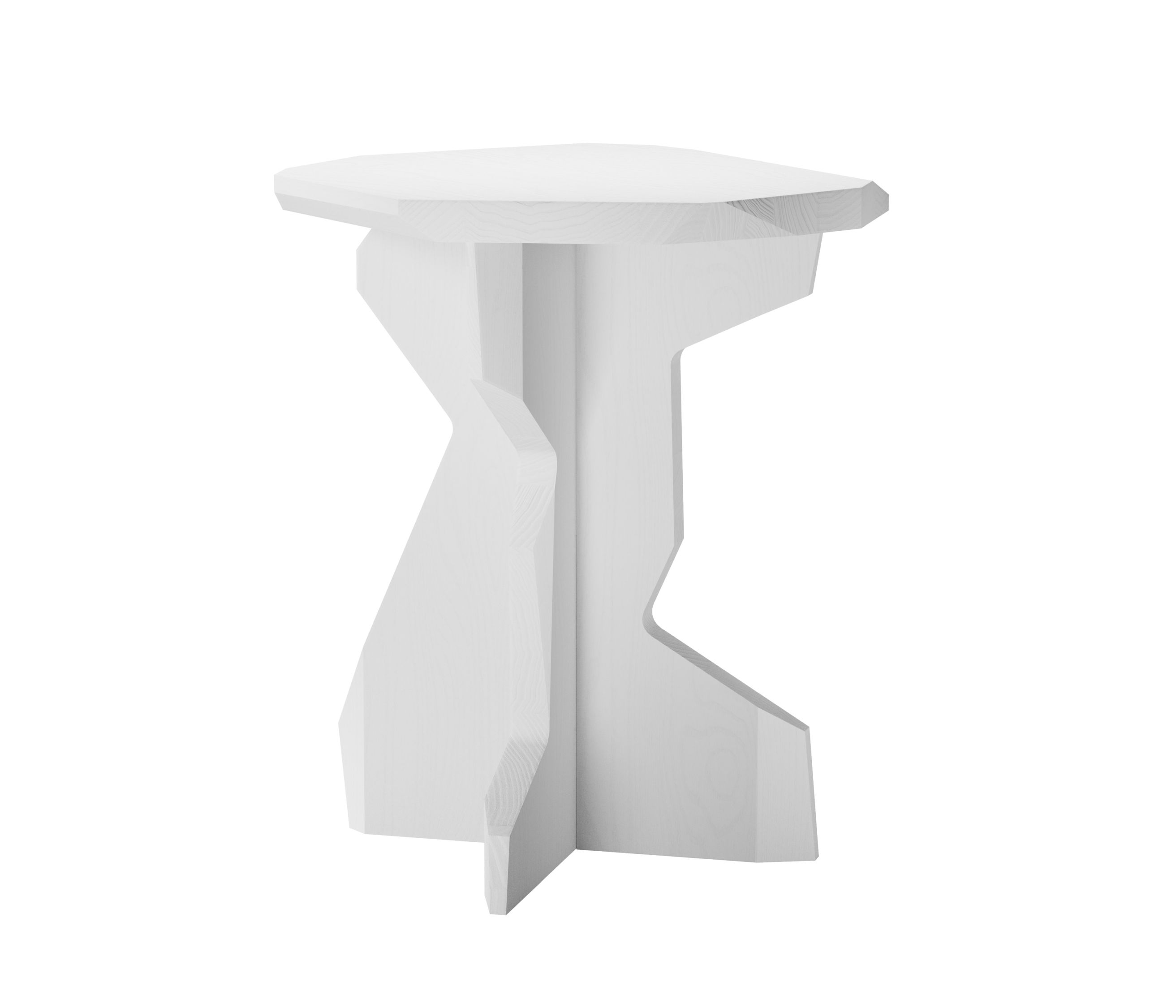 FELS Hocker Esche weiß Out FELS Hocker Esche weiß Out