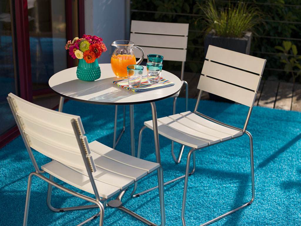 Balcony Bistrotisch mit Edelstahlgestell Weishäupl