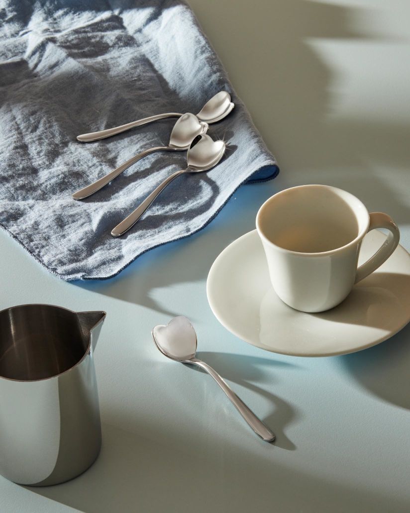 AMMI08Set Kaffeelöffel Herz Set Alessi 