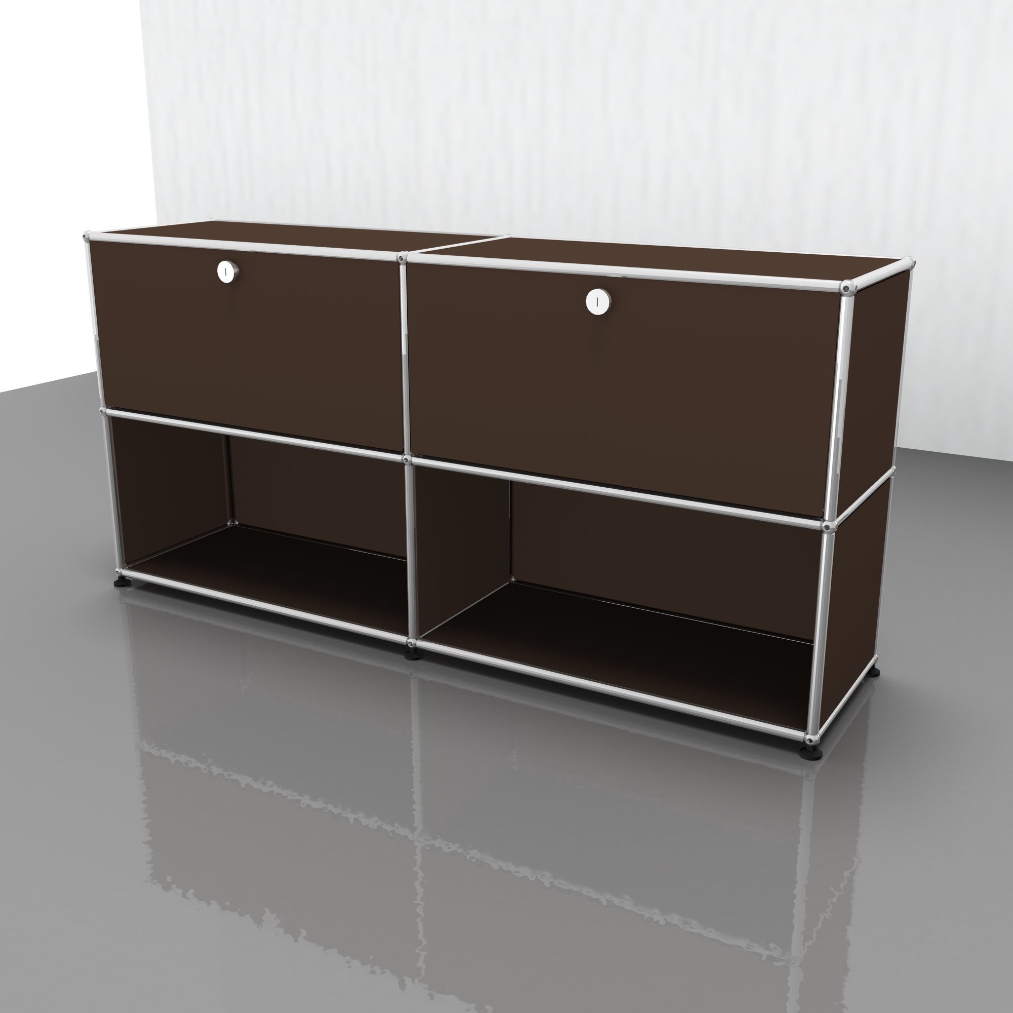 USM Haller Sideboard mit 2 Klappen braun