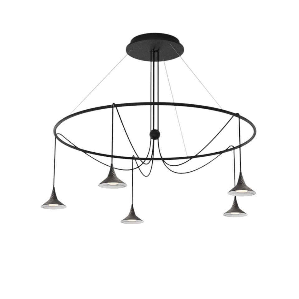 Unterlinden Chandelier Ring Kronleuchter Aluminium 2700K Artemide
