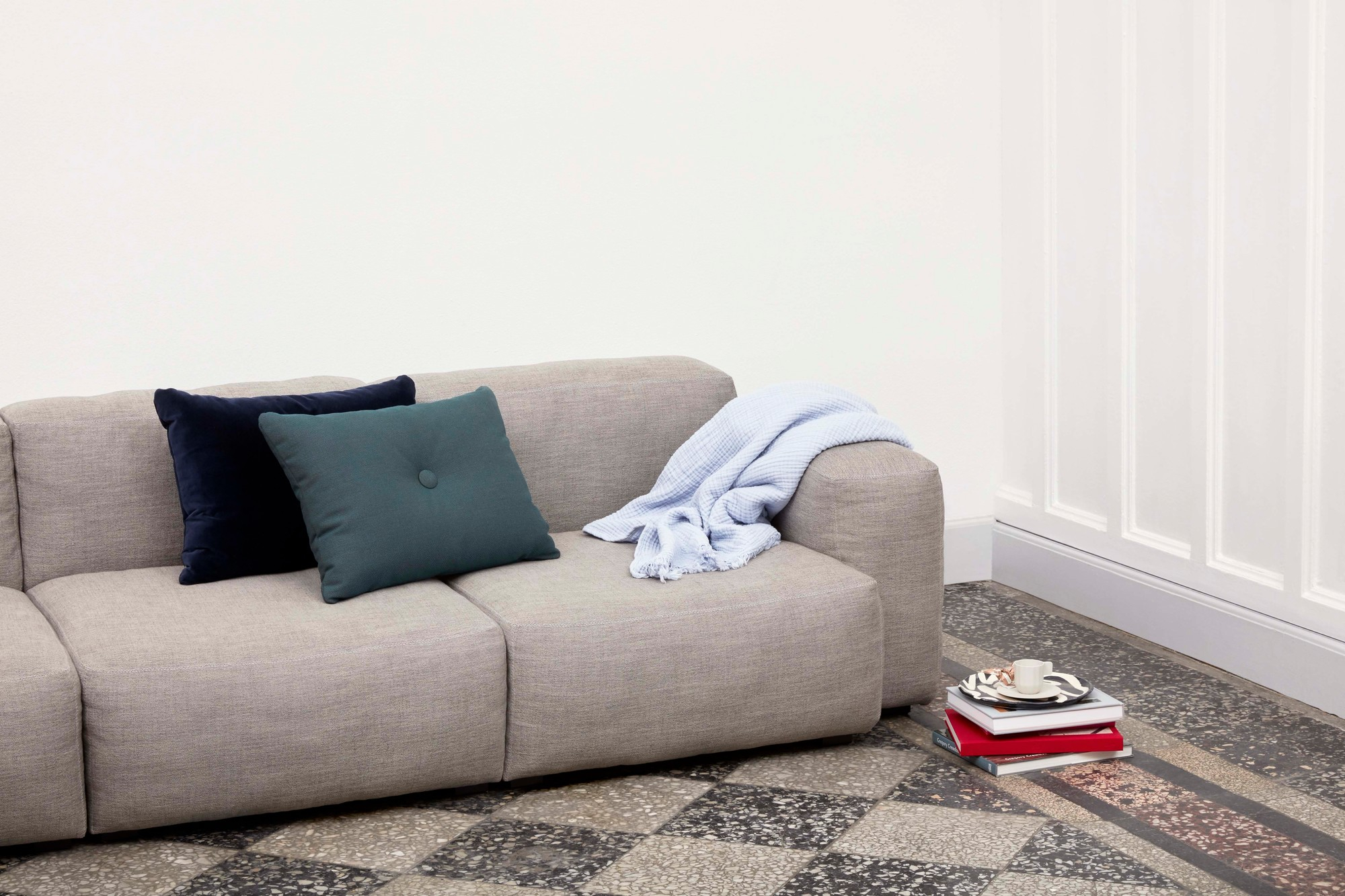 Mags Soft Sofa 3-Sitzer Combination 1 Niedrige Armlehne Hay