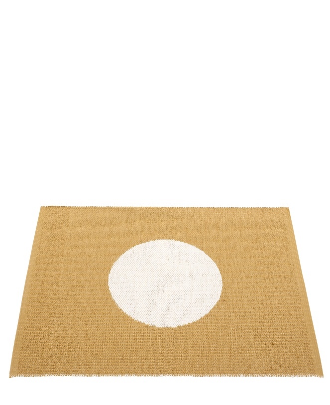 Vera Small One Kunststoffteppich 70x90 cm Pappelina Ochre