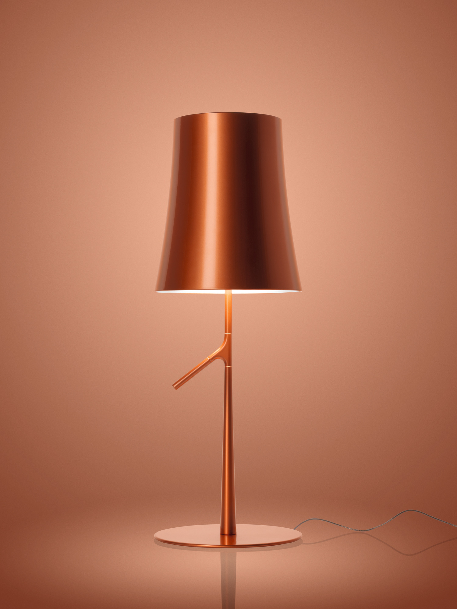 Birdie Grande LED Tischleuchte Foscarini  Graphit