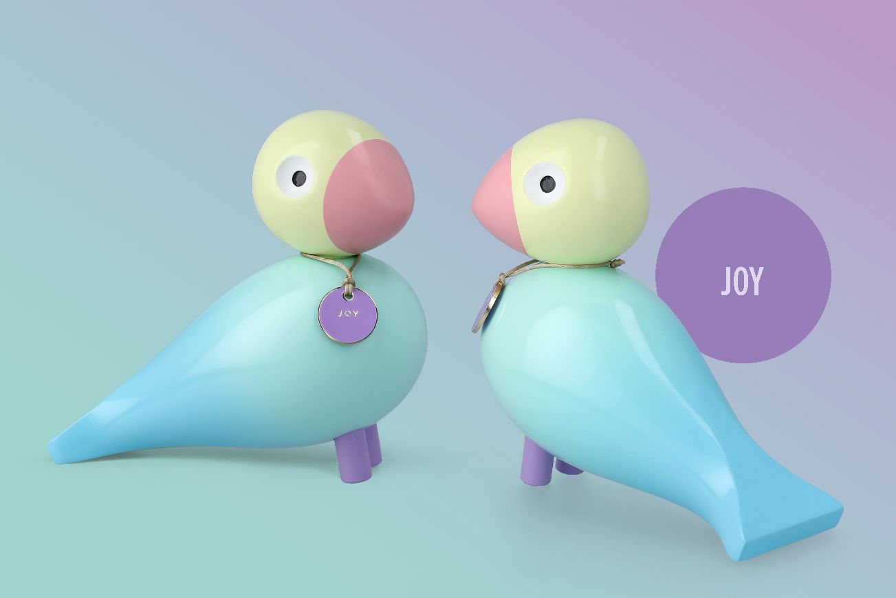 Story Bird Joy Vogel-Holzfigur Kay Bojesen