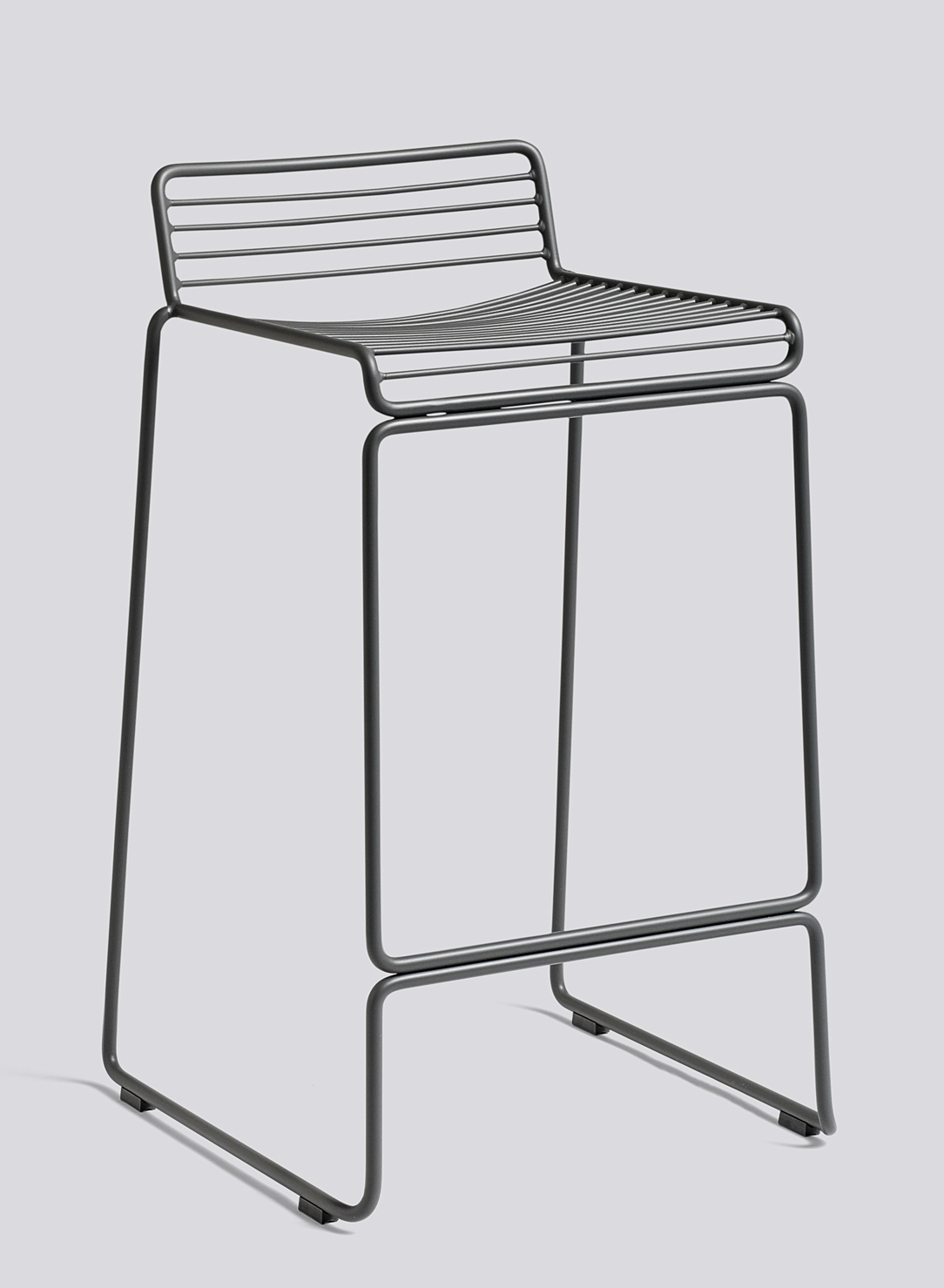 Hee Bar Stool High Barhocker H 75 cm Asphalt grau Hay EINZELSTÜCK