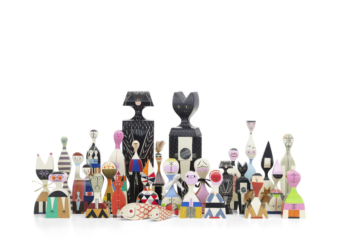 Wooden Dolls Holzfigur No 22 Vitra EINZELSTÜCK