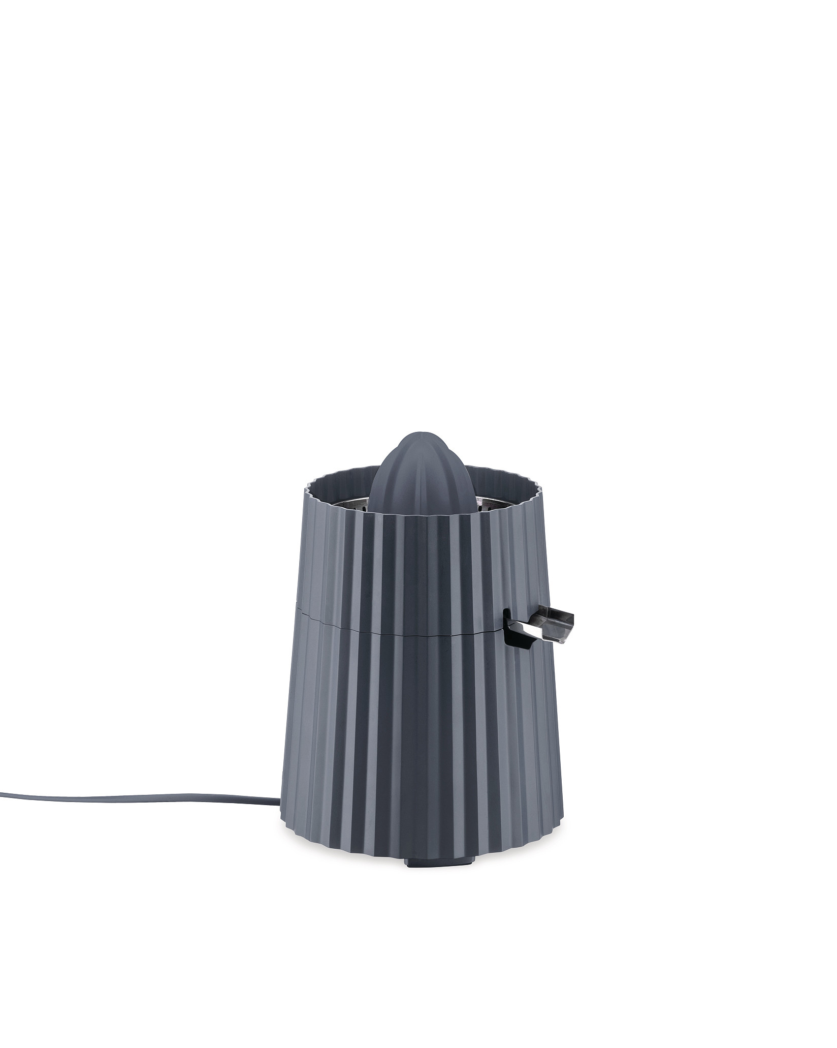 MDL07 G Plissé Elektrische Zitronenpresse grau Alessi