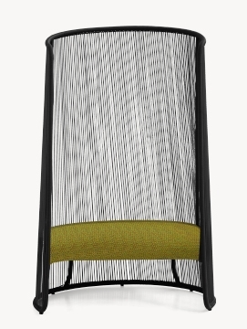 Husk L Sessel M' Afrique Collection Moroso-Schwarz