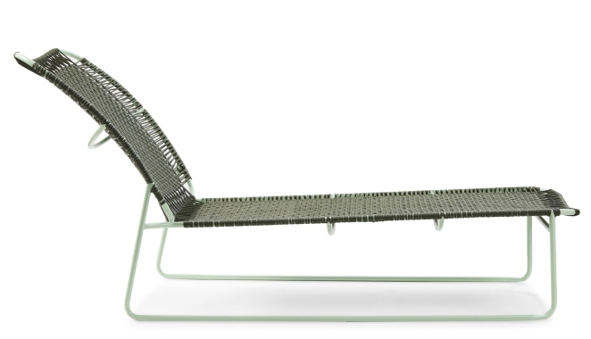 Cielo Daybed Lieg Outdoor ames Olive grün - Pastell grün