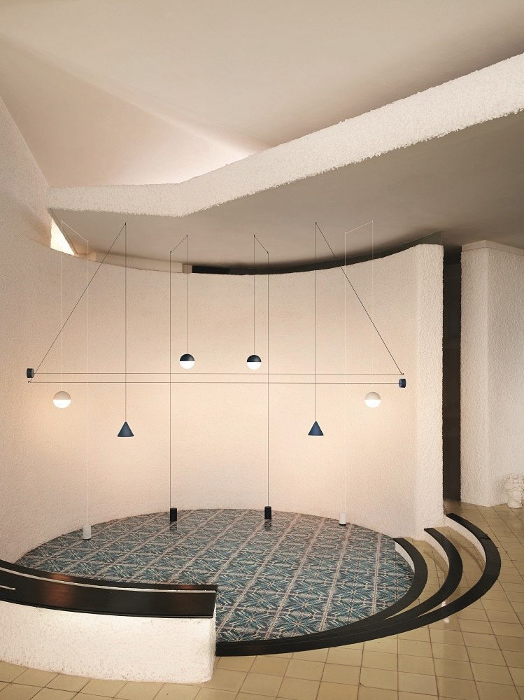 String Light Zubehör Wand-oder Deckenrosette Weiß Flos 