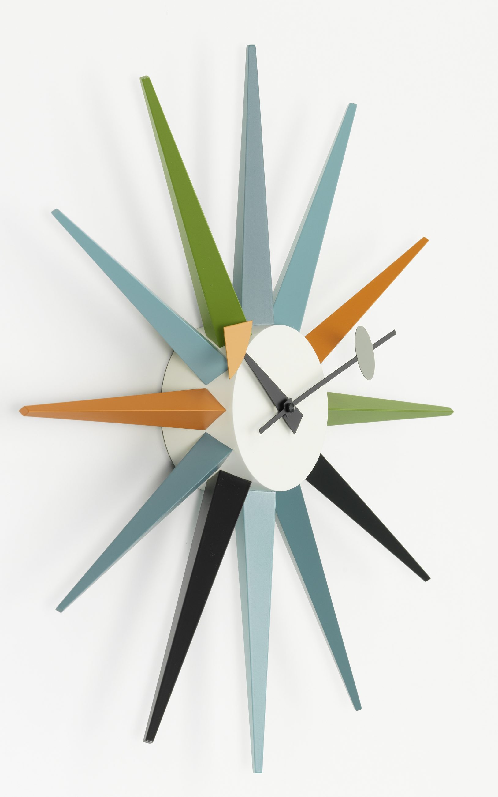Sunburst Clock Uhr - mehrfarbig Vitra