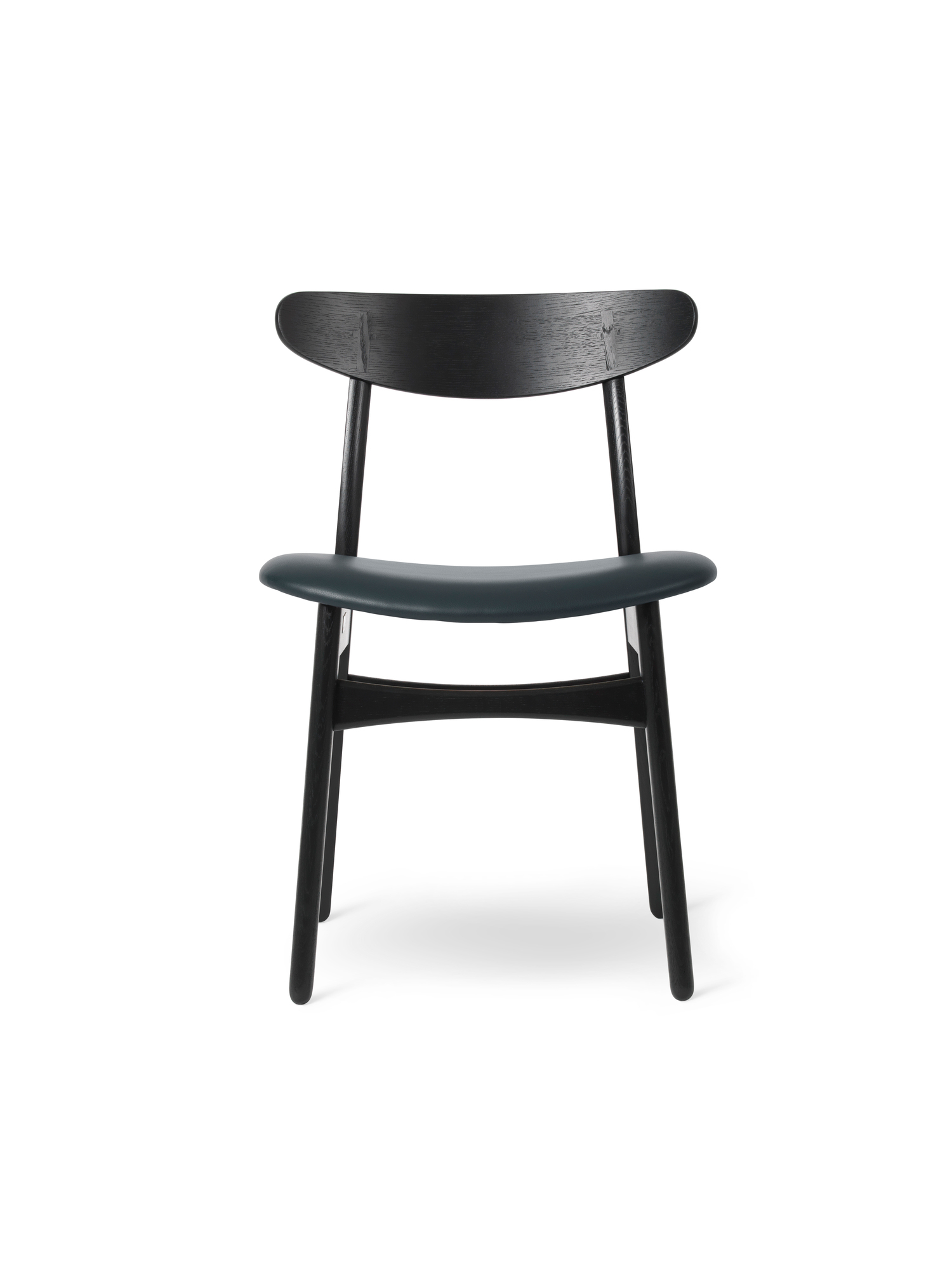 CH30P Chair Stuhl gepolstert Carl Hansen & Søn Gestell eiche schwarz Sitz Thor 350