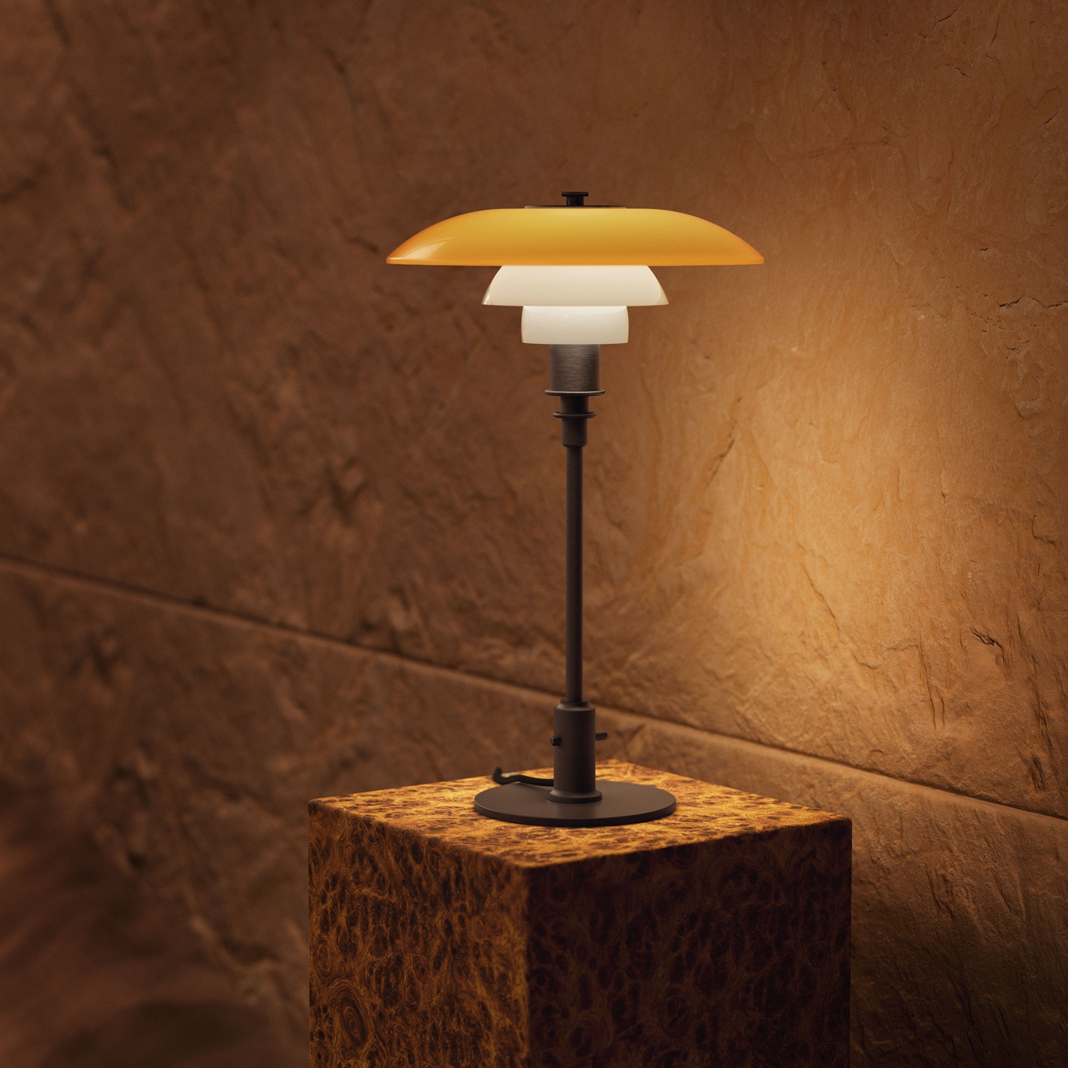PH 3/2 Table lamp Tischleuchte Amber CENTENARY EDITION Louis Poulsen
