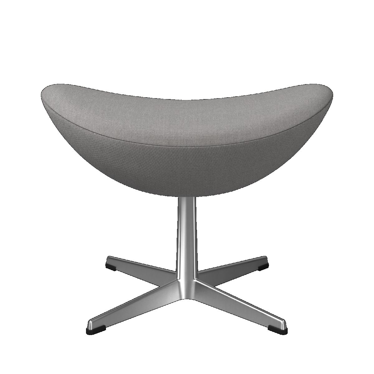 Egg Chair mit Hocker Re-wool Textile Stoff Taupe/Natur Fritz Hansen