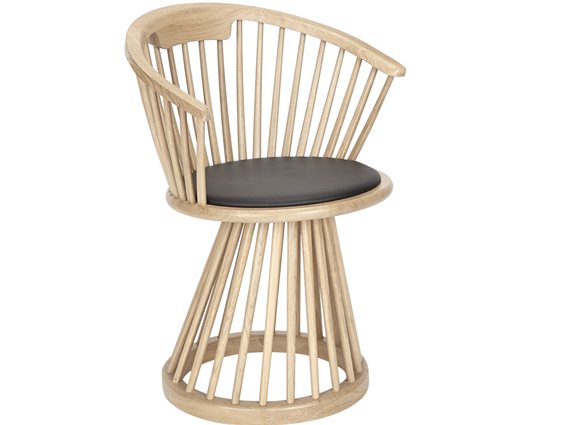 Fan Esszimmerstuhl Natur Tom Dixon