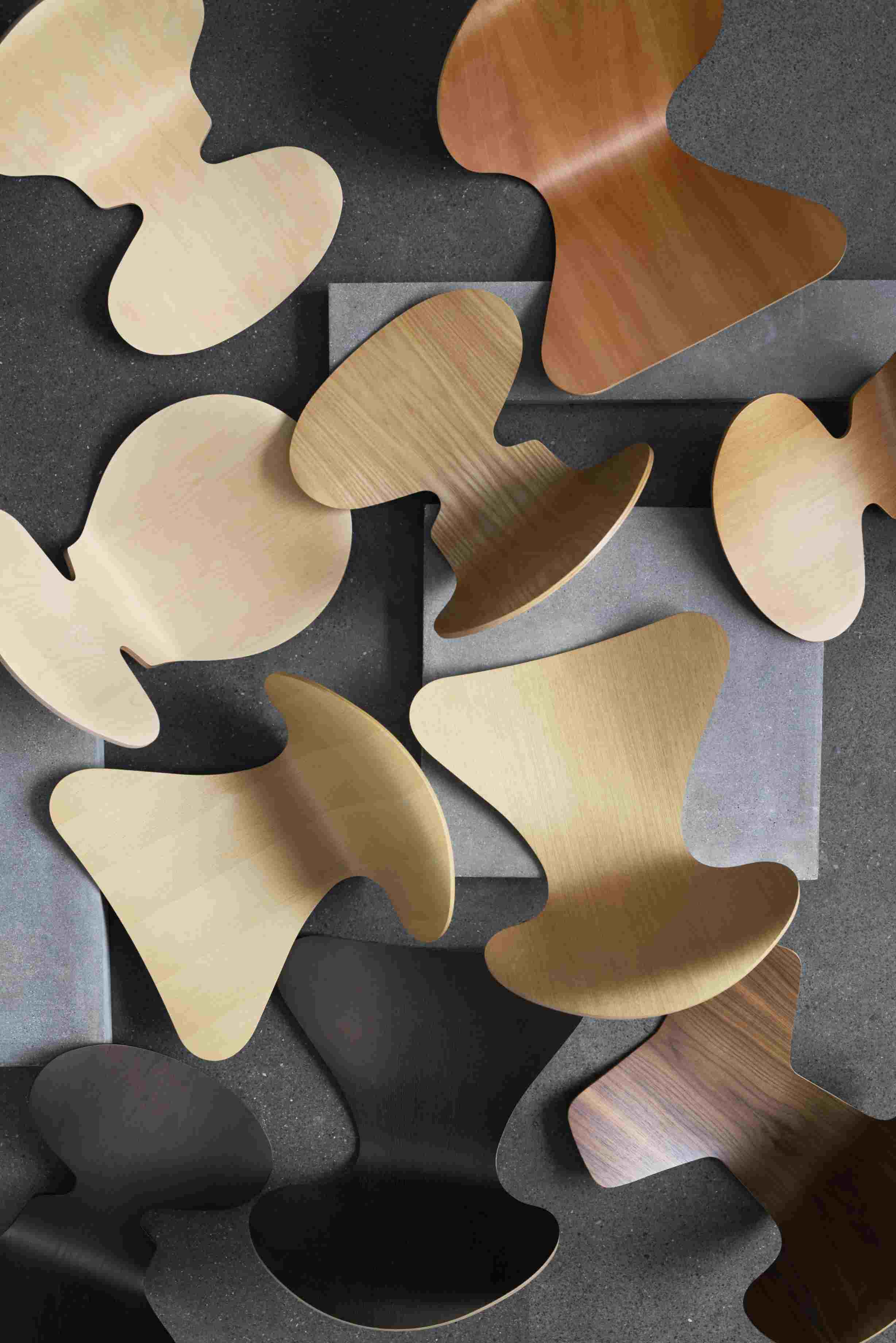 Die Ameise Stuhl 3100 3-Bein Gestell Fritz Hansen