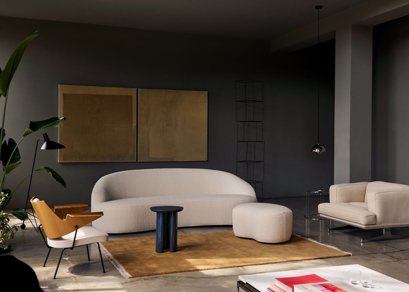 Margas LC5 Pouf Hocker AndTradition