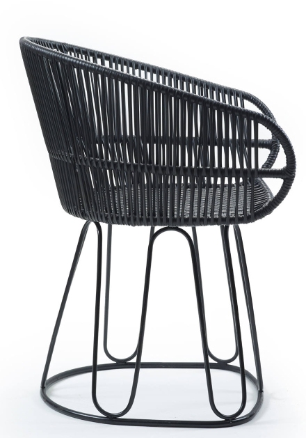 Circo Dining Chair Stuhl Outdoor ames Schwarz matt / Schwarz