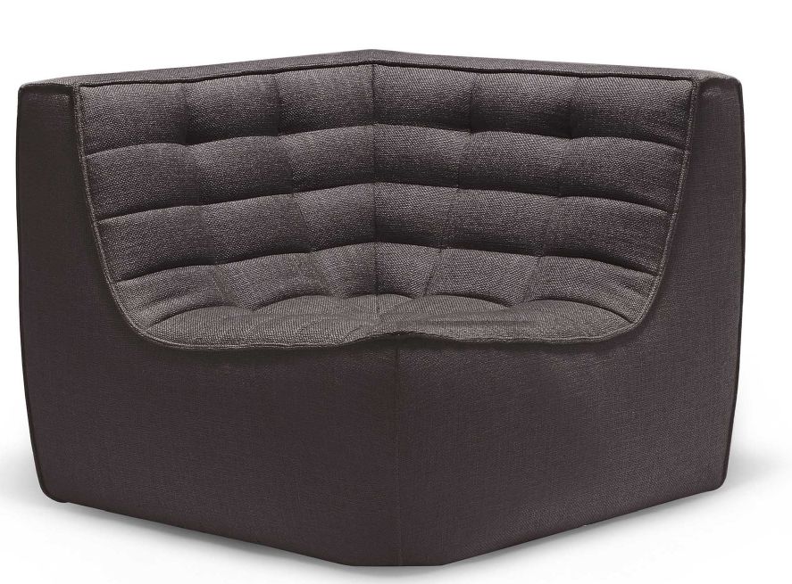N701 Sofa Ecke dunkel grau Ethnicraft