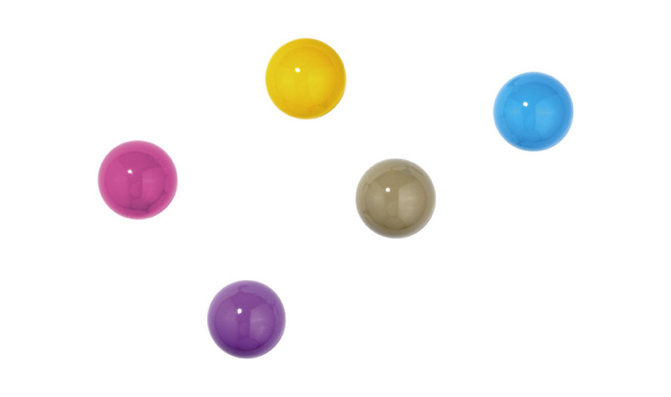 Dots Wandhaken 5-er Set Mix Farben Schönbuch Favorites Mix
