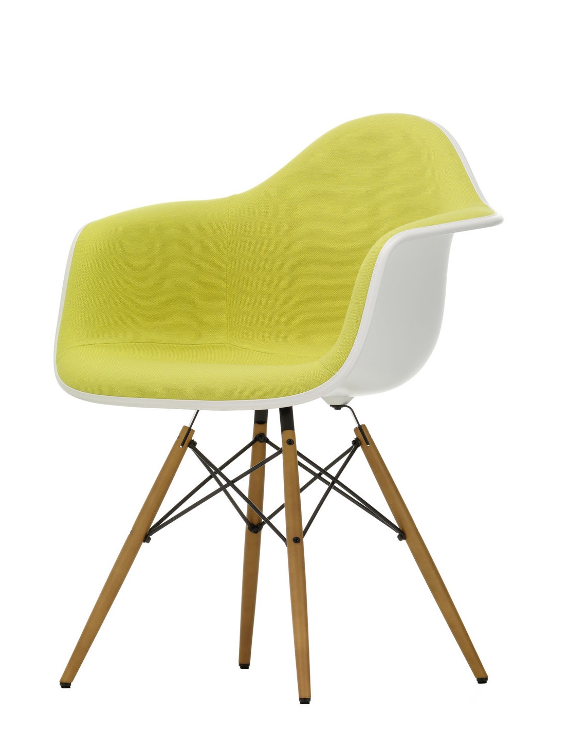 Eames Plastic Arm Chair DAW Stuhl Vollgepolstert Vitra